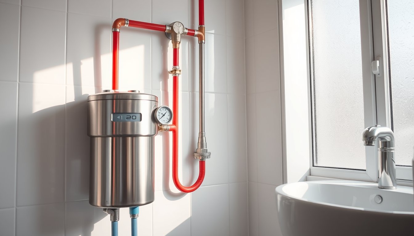 Anschluss an Warmwasser- und Kaltwassersystem – Leitungsplan erstellen
